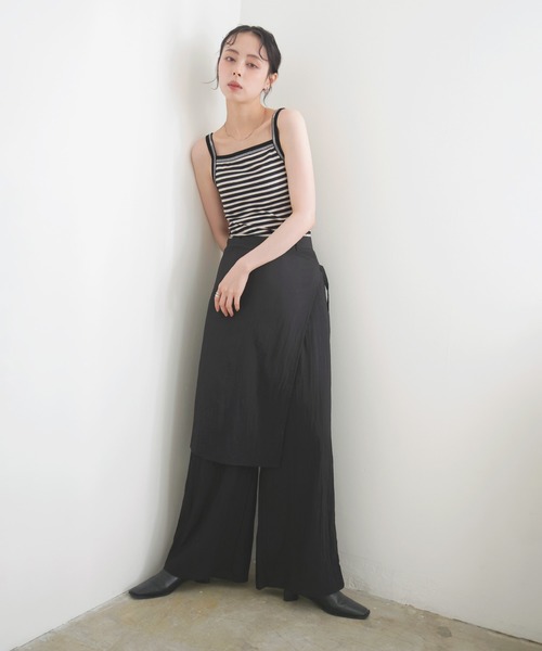 LIAN（リアン）の「ラップスカート付きパンツ（その他パンツ・レディース・ブラック/ブラウン/ベージュ・FREE）」の21枚目の写真