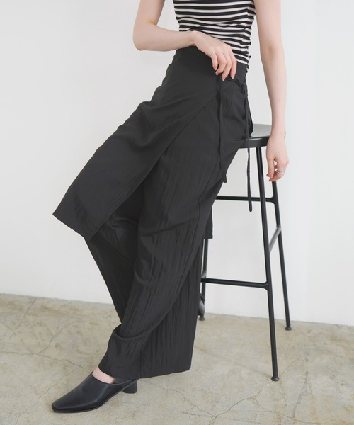 LIAN（リアン）の「ラップスカート付きパンツ（その他パンツ・レディース・ブラック/ブラウン/ベージュ・FREE）」の22枚目の写真