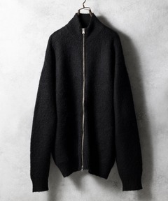 値下げ　ADAMET ROPE アダムエロペ　ループフラッフィーニットブルゾン 値下げ ADAMET ROPE アダムエロペ ループフラッフィーニット