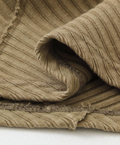 SENSE OF PLACE by URBAN RESEARCH(センスオブプレイスバイアーバンリサーチ)の「バイアスリブスカート(スカート・レディース・キャメル/ブラック/ネイビー・ONE)」の5枚目の写真