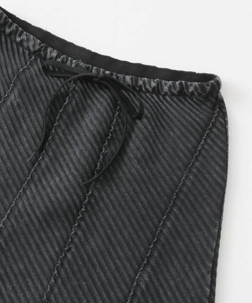 SENSE OF PLACE by URBAN RESEARCH(センスオブプレイスバイアーバンリサーチ)の「バイアスリブスカート(スカート・レディース・キャメル/ブラック/ネイビー・ONE)」の7枚目の写真