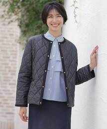【WEB限定カラーあり】コンパクトタフタキルティング ブルゾン