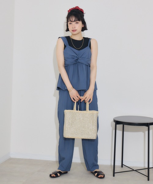 KATHARINE ROSS（キャサリンロス）の「【PILLINI/ピリーニ】カーヴィーパンツ（その他パンツ・レディース・ブラック/ベージュ/ブルー・MEDIUM）」の8枚目の写真