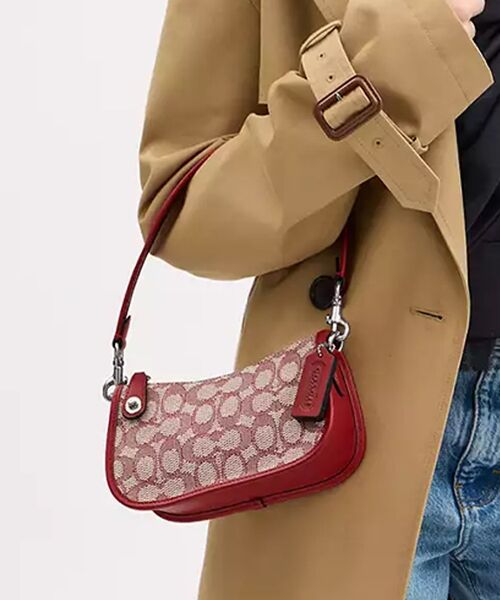 Coach◆[Sale]スウィンガーバック20【 残りわずか】 セール】スウィンガー 20・シグネチャー ジャカード（ショルダー