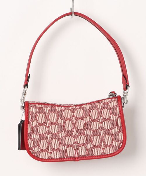 COACH(コーチ)の「スウィンガー 20・シグネチャー ジャカード(ショルダーバッグ・レディース・レッド系その他・ONE)」の10枚目の写真