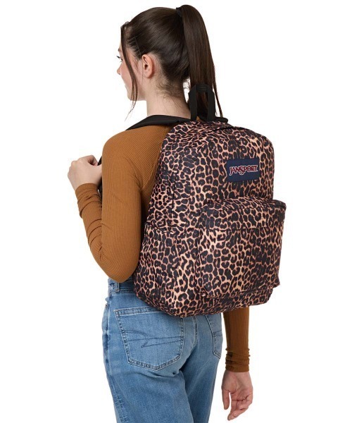 JANSPORT（ジャンスポーツ）の「JANSPORT SUPERBREAK PLUS（ジャンスポーツ スーパーブレイクプラス）（バックパック/リュック・メンズ・ブラック系/グリーン系/パープル系/ブラウン系・FREE）」の3枚目の写真