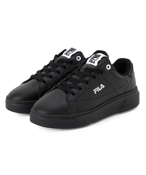 【FILA】 フィラ FILA COURT FEATHERY BLACK/ 国内発送 COURT FEATHERY / コート フェザリー /厚底カジュアルスニーカー