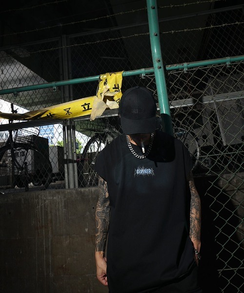 Thunder Logo Big No Sleeve ノースリーブ メンズ タンクトップ