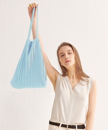 BLUEORB（ブルーオーブ）の「Each Bag トートバッグ ポーチ付き プリーツバッグ（トートバッグ）」