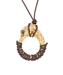 DRESSLAVE | ADER .bijoux / FLUIDE  leather code pentant(ネックレス)