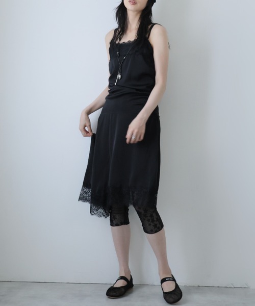 Ulysses(ユリシス)の「アシンメトリーレースキャミワンピース(ワンピース・レディース・ホワイト/ブラック・F)」の12枚目の写真