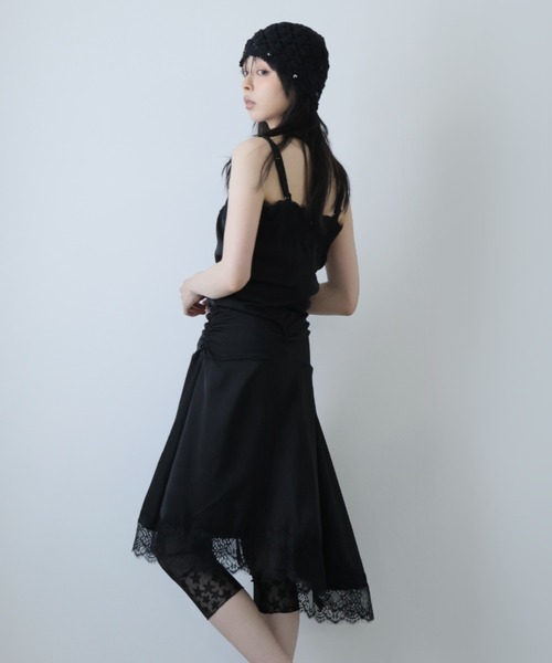 Ulysses(ユリシス)の「アシンメトリーレースキャミワンピース(ワンピース・レディース・ホワイト/ブラック・F)」の15枚目の写真