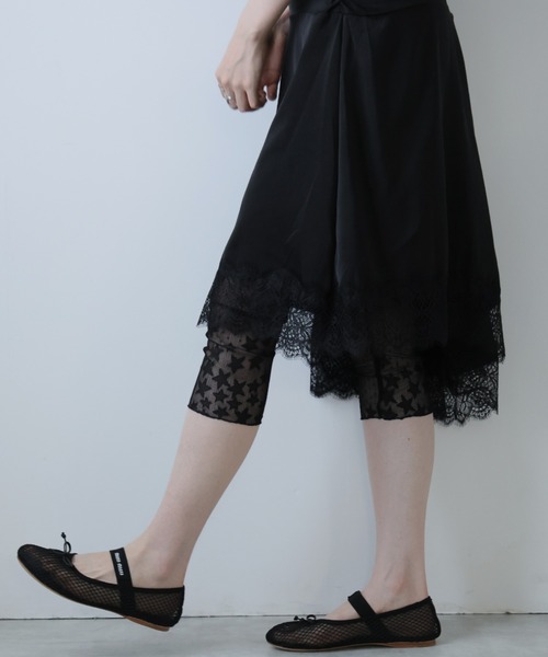 Ulysses(ユリシス)の「アシンメトリーレースキャミワンピース(ワンピース・レディース・ホワイト/ブラック・F)」の17枚目の写真