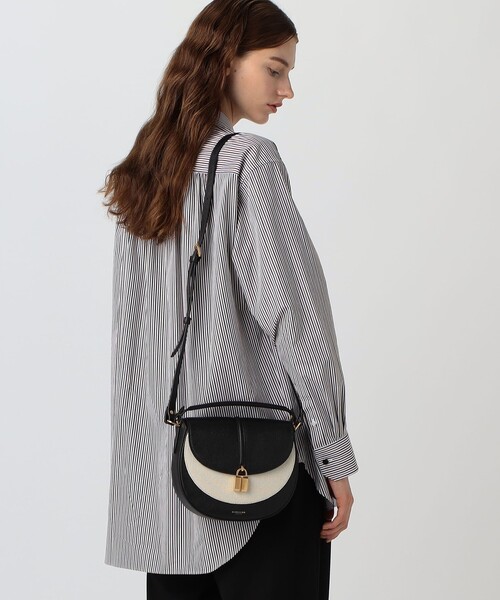 DEMELLIER LONDON（デメリエーロンドン）の「DEMELLIER THE VANCOUVER SADDLE バッグ（ハンドバッグ・レディース・ブラック系その他・FREE）」の2枚目の写真