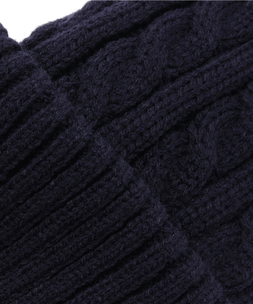 WEGO（ウィゴー）の「WEGO/ケーブルニットキャップ（ニットキャップ/ビーニー・メンズ・ネイビー/グレー/ワイン/ホワイト/ブラック・FREE）」の14枚目の写真