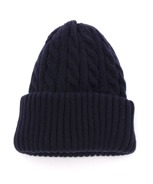 WEGO（ウィゴー）の「WEGO/ケーブルニットキャップ（ニットキャップ/ビーニー・メンズ・ネイビー/グレー/ワイン/ホワイト/ブラック・FREE）」の17枚目の写真