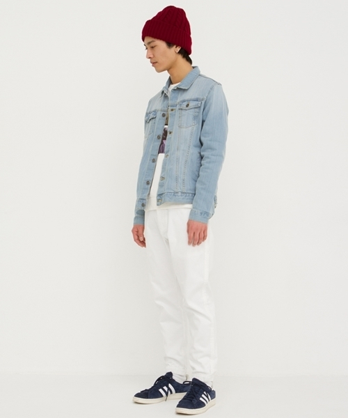 WEGO（ウィゴー）の「WEGO/ケーブルニットキャップ（ニットキャップ/ビーニー・メンズ・ネイビー/グレー/ワイン/ホワイト/ブラック・FREE）」の9枚目の写真