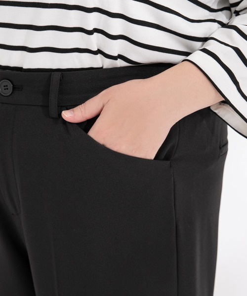 Newlyme(ニューリーミー)の「【大きいサイズ】テーパードパンツ(その他パンツ・レディース・ブラック・3L/4L/5L/6L)」の8枚目の写真