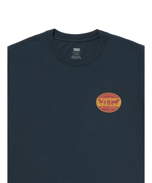 Levi's（リーバイス）の「Levi's/リーバイス ショートスリーブ リラックス Tシャツ（Tシャツ/カットソー・メンズ・ブルー・L/M/S/XL）」の9枚目の写真
