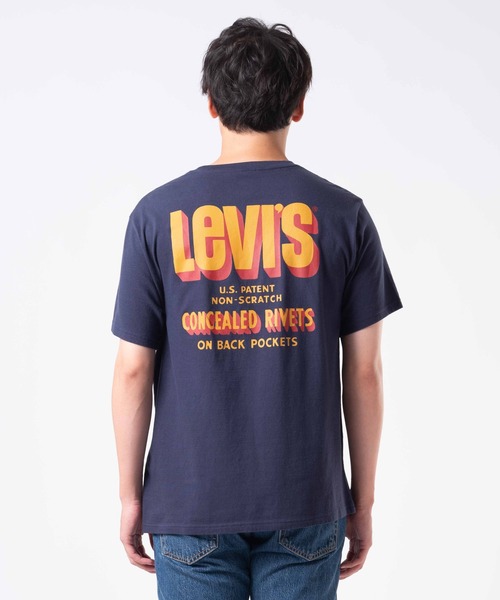Levi's（リーバイス）の「Levi's/リーバイス ショートスリーブ リラックス Tシャツ（Tシャツ/カットソー・メンズ・ブルー・L/M/S/XL）」の3枚目の写真