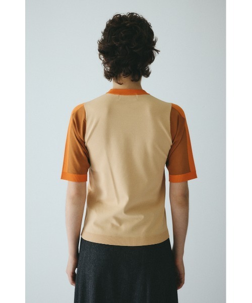 セール】Color block knit tops カラーブロックニットトップス（ニット