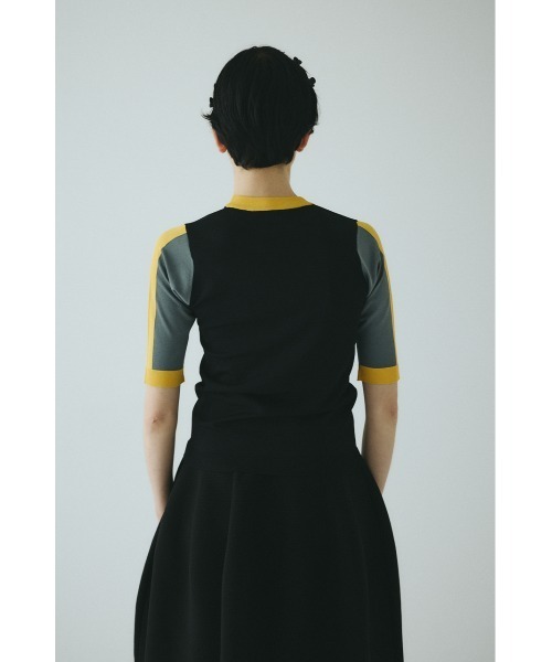 HeRIN.CYE ヘリンドットサイ　 Knit design tops ヘリンドットサイ HeRIN.CYE ［予約］Knit design tops （WHT