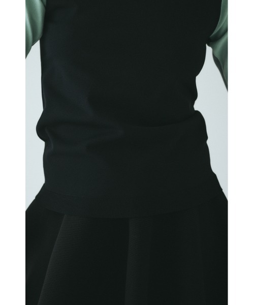 HeRIN.CYE ヘリンドットサイ　 Knit design tops セール】Color block knit tops カラーブロックニットトップス（ニット