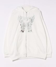 CERCA | [NARULA/ナルラ]オーバーサイズ バタフライ グラフィック ジップ パーカー(CZ)(パーカー)