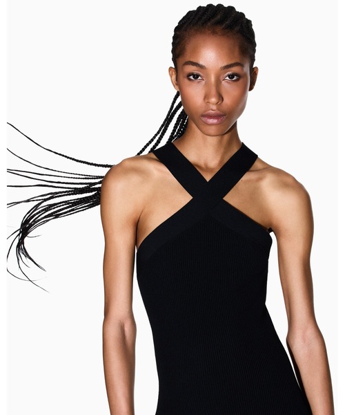 アルマーニワンピース セール】【A|X アルマーニ エクスチェンジ】＜ZOZO限定＞クロスネック