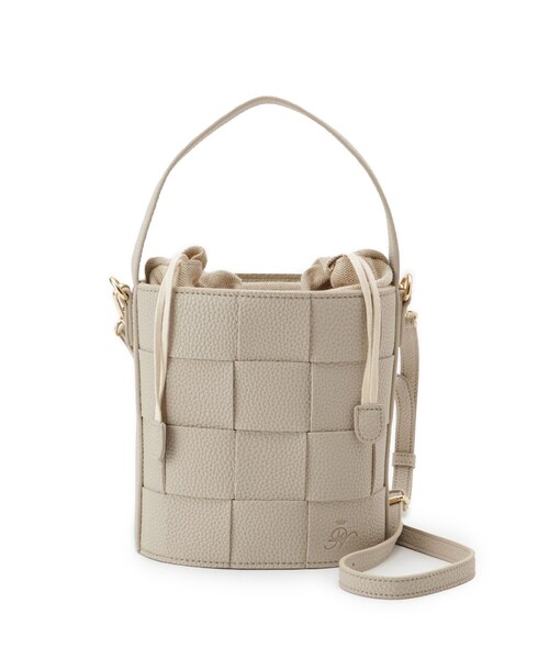 Dessin（デッサン）の「【2WAY】メッシュバケツBAG（ショルダーバッグ・レディース・ナチュラル/ブラック/ボルドー・00）」の12枚目の写真