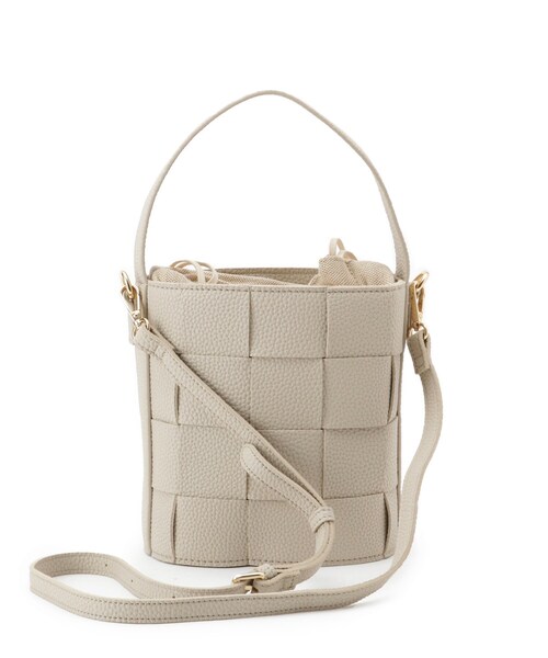 Dessin（デッサン）の「【2WAY】メッシュバケツBAG（ショルダーバッグ・レディース・ナチュラル/ブラック/ボルドー・00）」の14枚目の写真