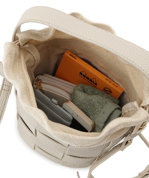 Dessin（デッサン）の「【2WAY】メッシュバケツBAG（ショルダーバッグ・レディース・ナチュラル/ブラック/ボルドー・00）」の19枚目の写真