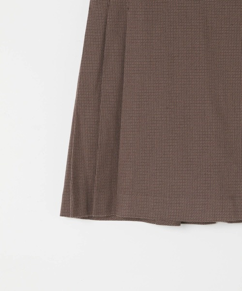 Heather（ヘザー）の「ベルト付きサイドプリーツミニスカート　581536（スカート・レディース・ベージュ系その他/ブラウン系その他/グレー・M/S）」の13枚目の写真