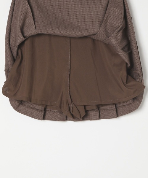 Heather（ヘザー）の「ベルト付きサイドプリーツミニスカート　581536（スカート・レディース・ベージュ系その他/ブラウン系その他/グレー・M/S）」の18枚目の写真