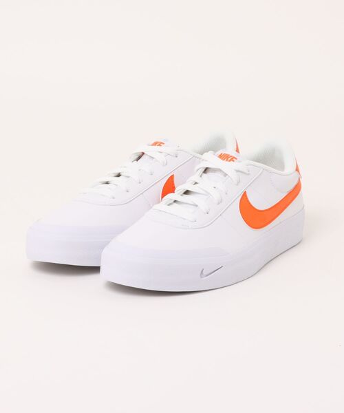 NIKE(ナイキ)の「NIKE ナイキ COURT SHOT メンズスニーカー 薄底 ロープロファイルシューズ(コートショット)(スニーカー・メンズ・ホワイト×グリーン/ホワイト系その他/ホワイト×ライム・25.0cm/26.0cm/27.0cm/28.0cm/29.0cm/30.0cm/31cm)」の3枚目の写真