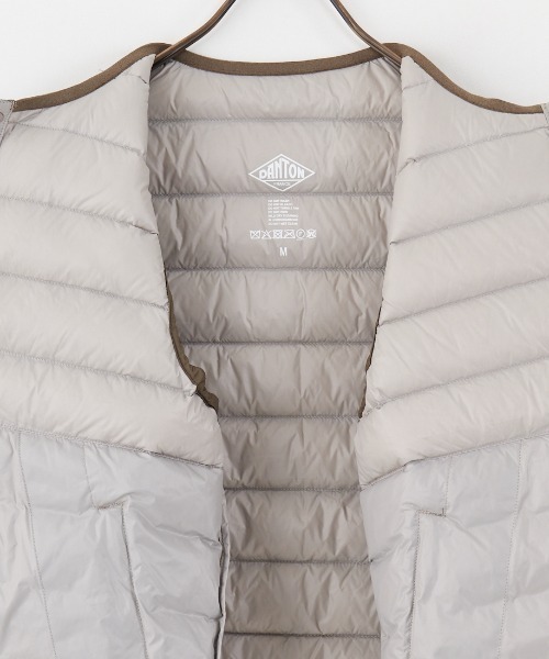 DANTON/ダントン] インナーダウン クルーネックベスト（ダウン