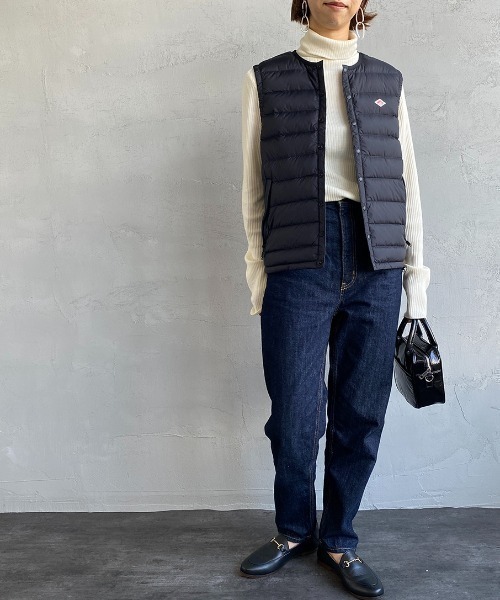 [DANTON/ダントン] インナーダウン クルーネックベスト