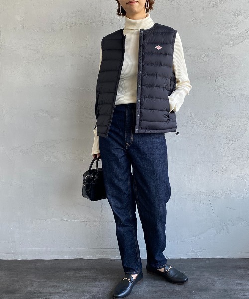 [DANTON/ダントン] インナーダウン クルーネックベスト
