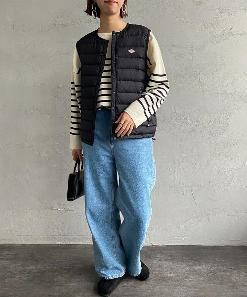 [DANTON/ダントン] インナーダウン クルーネックベスト