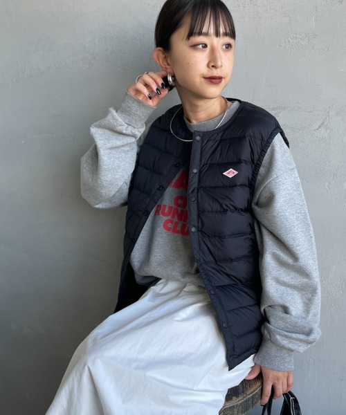 DANTON　ダントン　インナーダウン クルーネックベスト DANTON/ダントン インナーダウンクルーネックベスト INNER DOWN