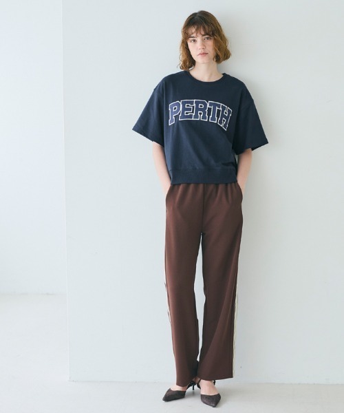 coca(coca)(コカ)の「ロゴショートTシャツ(Tシャツ/カットソー・レディース・グレー/ベージュ/イエロー/ネイビー・S/M/L)」の18枚目の写真