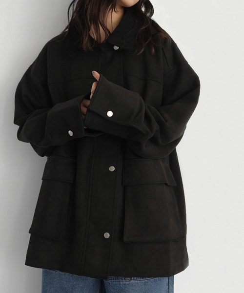 セール】フェイクスエードカバーオール（カバーオール）｜hellam（へ