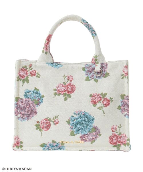 セール】日比谷花壇コラボ ゴブランスクエアトート（トートバッグ
