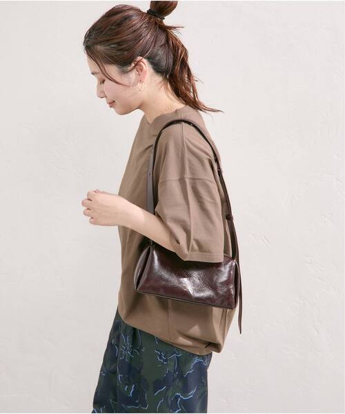 JOURNAL STANDARD（ジャーナルスタンダード）の「《追加5》タックスウェットTシャツ（Tシャツ/カットソー・レディース・パープル系その他/ホワイト/ブラウン系その他/ブラック・FREE）」の5枚目の写真