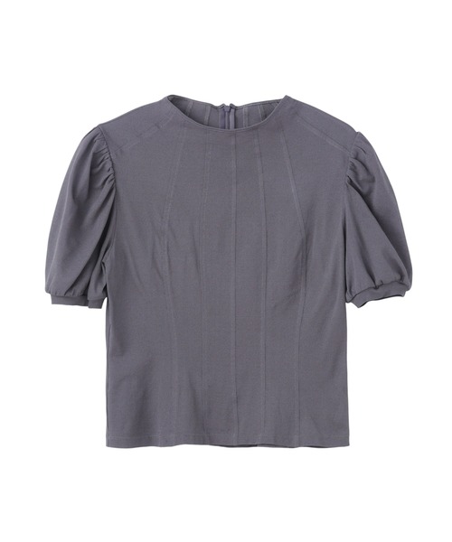 JOHN LAWRENCE SULLIVAN(ジョンローレンスサリバン)の「COTTON JERSEY PUFF SLEEVE T-SHIRT(Tシャツ/カットソー・レディース・ブラウン/ブラック/グレー・ONE SIZE)」の3枚目の写真