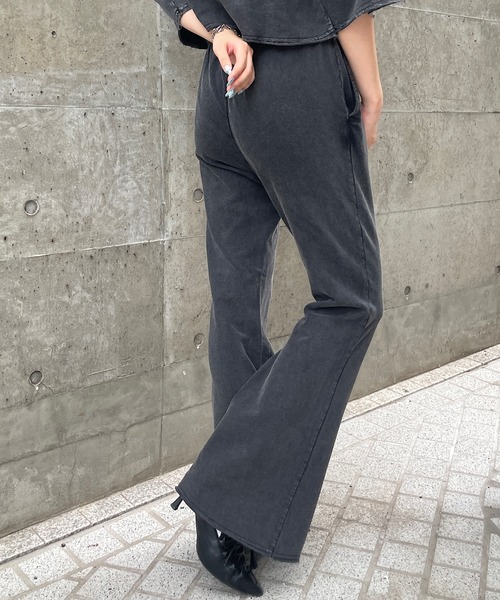 ROGER AND RAW(ロジャーアンドロウ)の「ソフトフレアスウェットパンツ(スウェットパンツ・レディース・ネイビー/カーキ/ブラウン/スミクロ・FREE)」の21枚目の写真