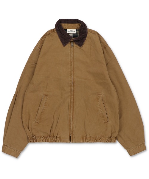 短丈ツイルスウィングジャケット/チェック/ユニセックス（その他