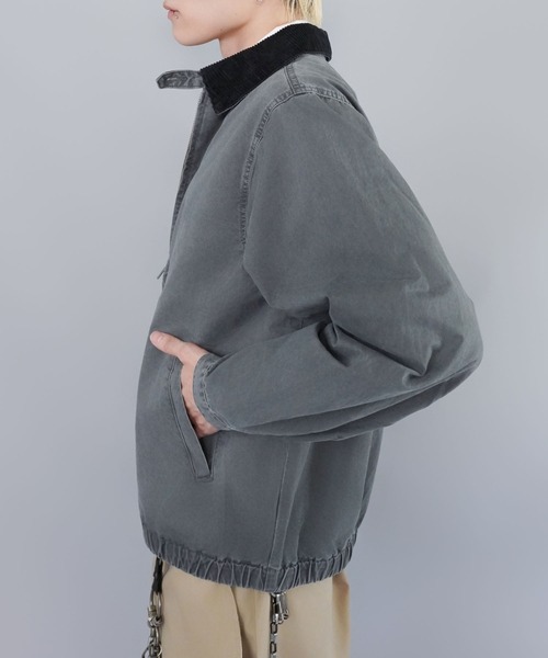 短丈ツイルスウィングジャケット/チェック/ユニセックス（その他