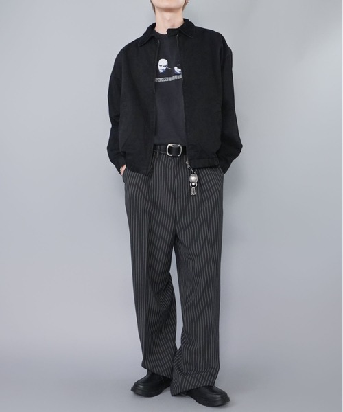 短丈ツイルスウィングジャケット/チェック/ユニセックス（その他