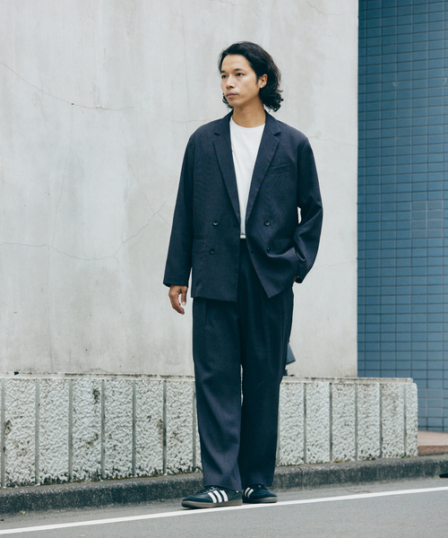 セール】バスケット ”ウォッシャブル” ダブルブレスト ジャケット